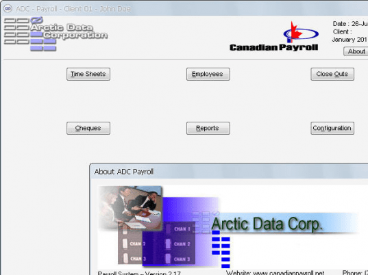 ADC Payroll Screenshot 1