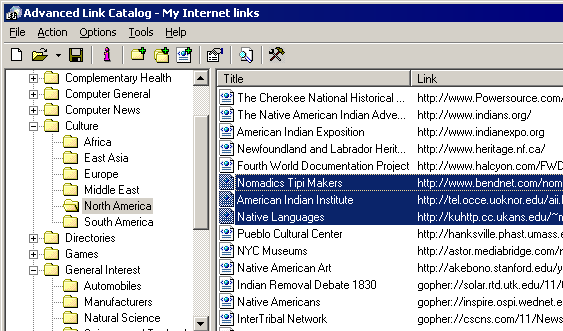 Advanced Link Catalog Screenshot 1