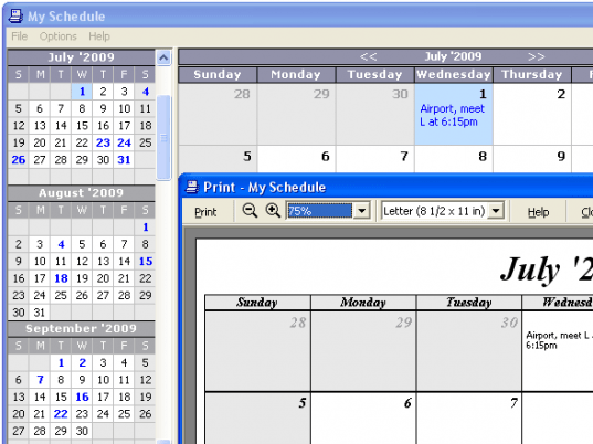 My Schedule Screenshot 1