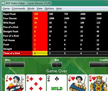 BVS Video Poker Screenshot 1