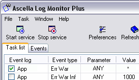 Ascella Log Monitor Plus Screenshot 1