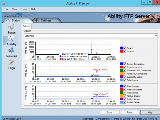 Ability FTP Server Screenshot 1