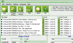 4Musics MP3 to WAV Converter Screenshot 1