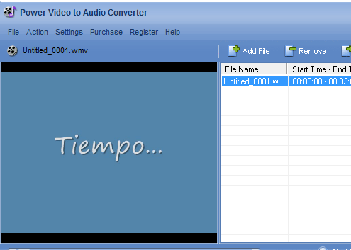 Power Video to Audio Converter Screenshot 1