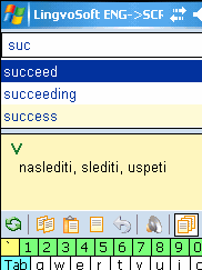 LingvoSoft Dictionary English <-> Croatian for Pocket PC Screenshot 1