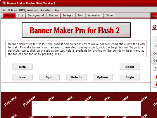 Banner Maker Pro for Flash Screenshot 1
