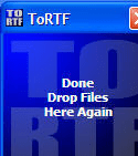 Atrise ToRTF Screenshot 1