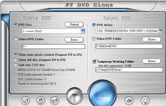 FT DVD Clone Screenshot 1