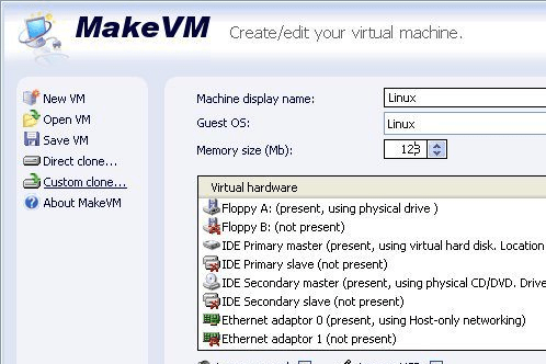 MakeVM Screenshot 1