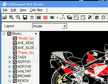 2D / 3D CAD Import .NET Screenshot 1