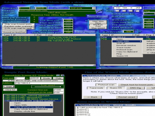 NetworkActiv Port Scanner Screenshot 1