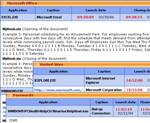 PC Activity Monitor Lite Screenshot 1