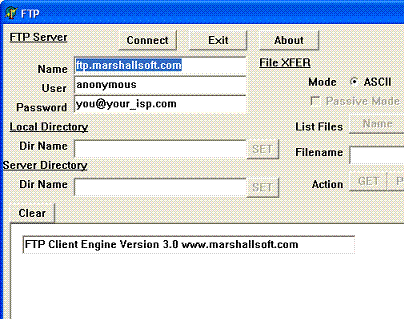 FTP Client Engine for Delphi Screenshot 1