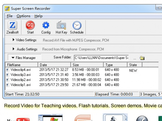 Super Screen Recorder Screenshot 1