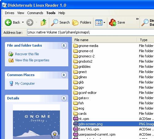 DiskInternals Linux Recovery Screenshot 1