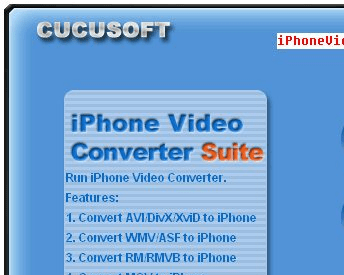 iPhone Movie Converter Screenshot 1