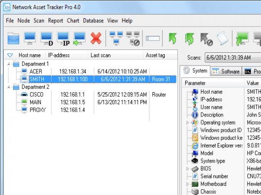 Network Asset Tracker Pro Screenshot 1