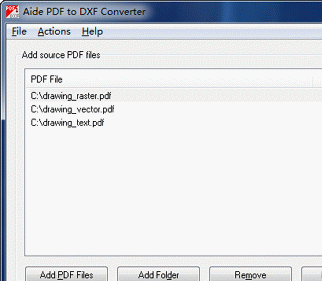 PDF to DXF 9.5 Screenshot 1