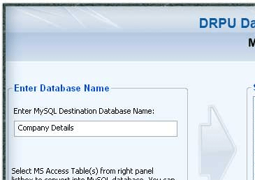 MS Access to MySQL Db Converter Screenshot 1