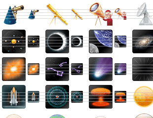 Space Icons Screenshot 1