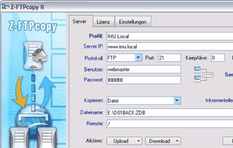 Z-FTPcoppyII Screenshot 1