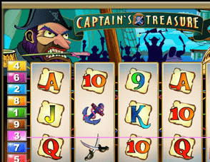 Cap Treasure Slots Portable Screenshot 1