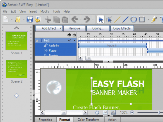 Flash Banner Creator - Web Banner erstellen Screenshot 1
