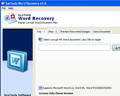 Open MS Word 2003 File Screenshot 1
