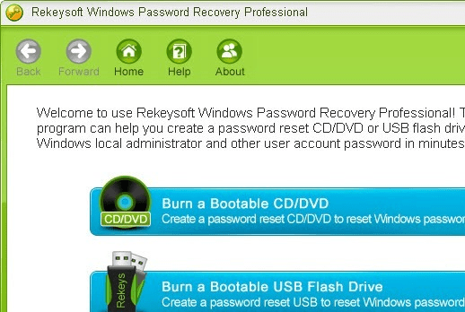 Windows Password Recovery Professional Screenshot 1