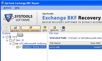Fix Exchange Backup File Screenshot 1