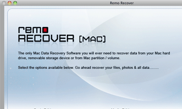 Mac Hard Disk Recovery Screenshot 1