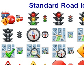 Standard Road Icons Screenshot 1