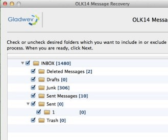 Outlook Mac Recovery Screenshot 1