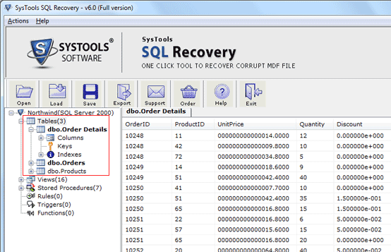 Database Open SQL Screenshot 1