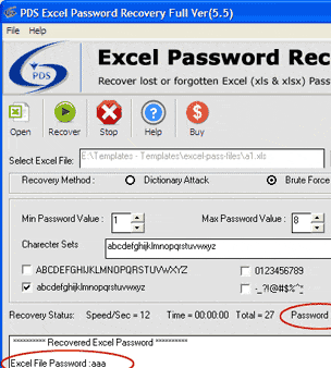 Break Excel File Password Protection Screenshot 1