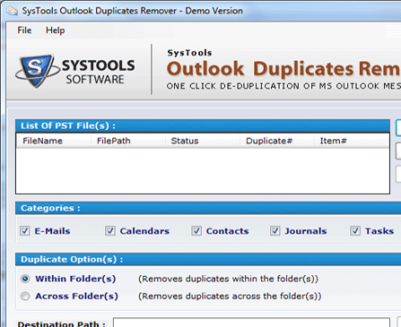 Outlook Duplicate Killer Screenshot 1