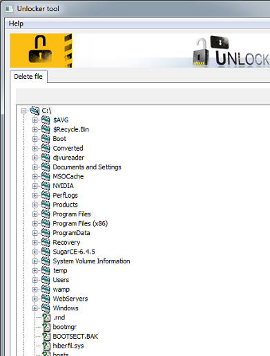 UnlockerTool Screenshot 1
