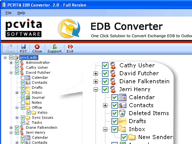 PCVITA EDB Converter Screenshot 1