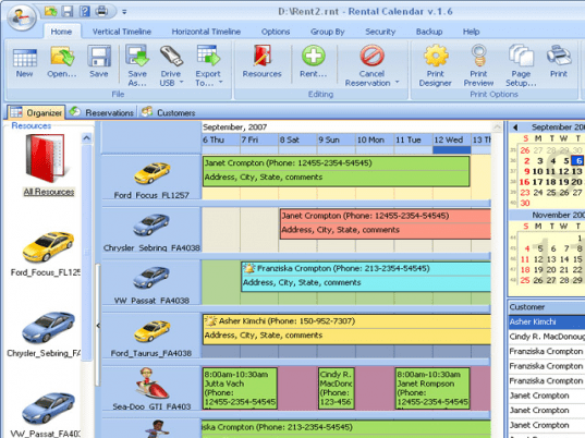 Rental Calendar Screenshot 1