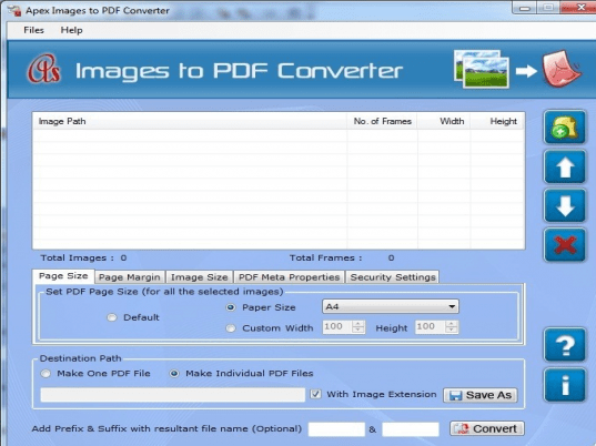 Apex Image to PDF Conversion Screenshot 1