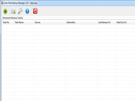 Auto Data Backup Manager Screenshot 1