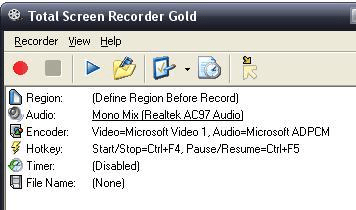 Total Screen Recorder Flash Screenshot 1