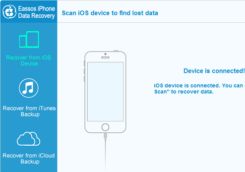 Eassos iPhone Data Recovery Screenshot 1