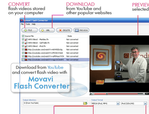 Movavi Flash Converter Screenshot 1