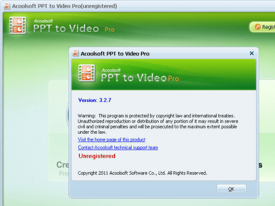 Acoolsoft PPT2Video Converter Screenshot 1