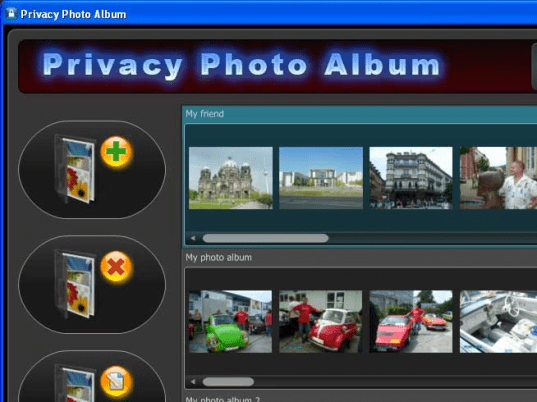 Privacy Photo Album Screenshot 1