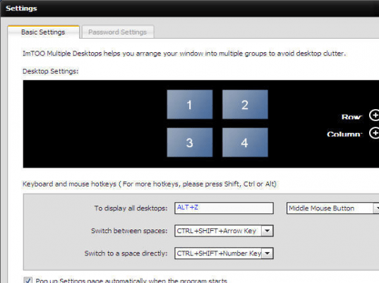 ImTOO Multiple Desktops Screenshot 1