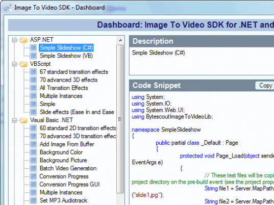Bytescout Image To Video SDK Screenshot 1