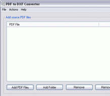 PDF to DXF Converter - 201203 Screenshot 1