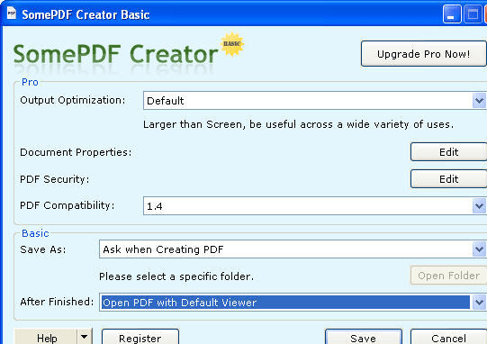 SomePDF Creator Screenshot 1